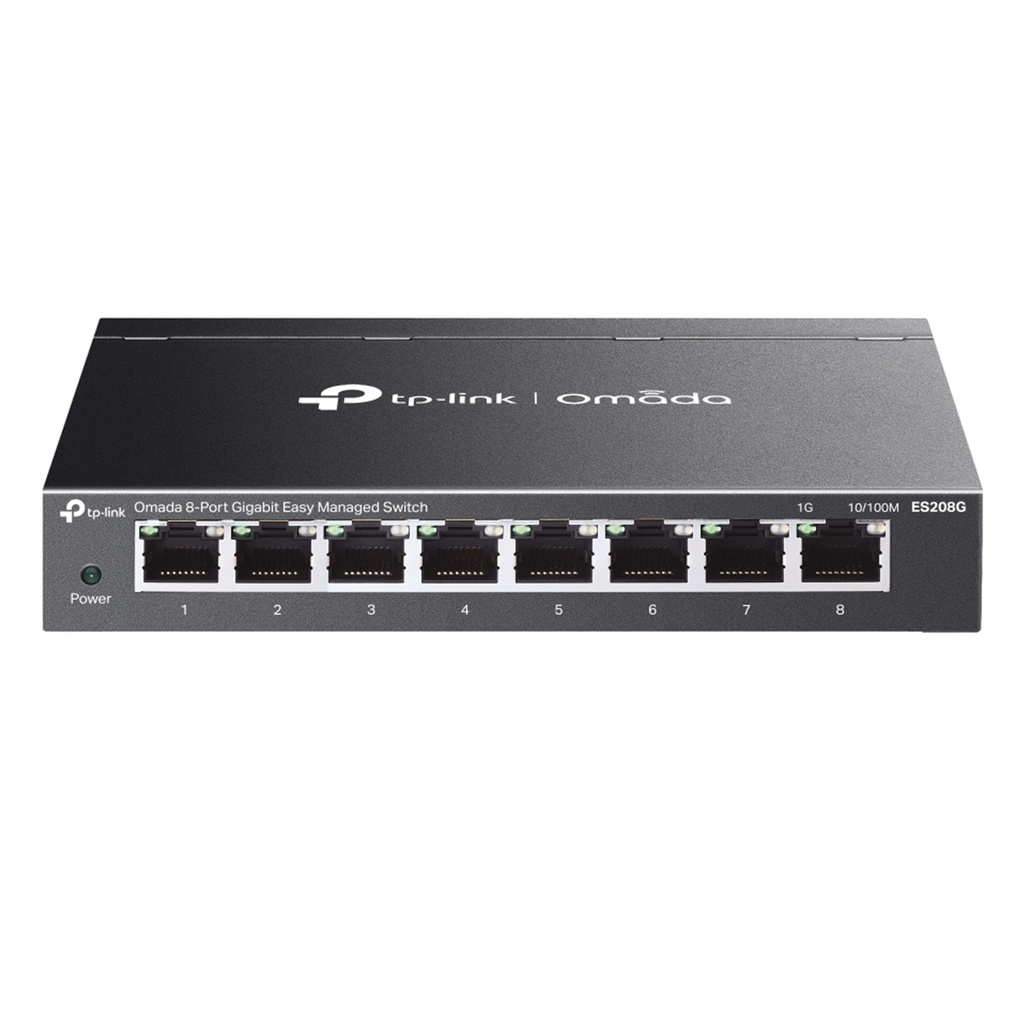 [IES208G] TP-Link - Switch Gestionable Industrial Gigabit 8 Puertos Gigabit (6 x RJ45 2 x  Combo RJ45/SFP) [Omada]