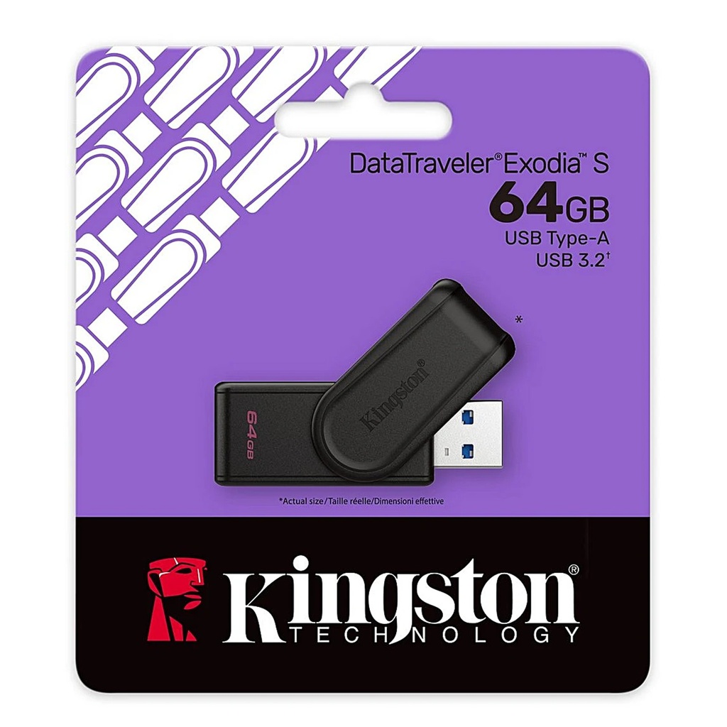 [DTXS/64GB] Kingston - Pendrive DT Exodia S 64Gb Unidad Flash USB 3.2