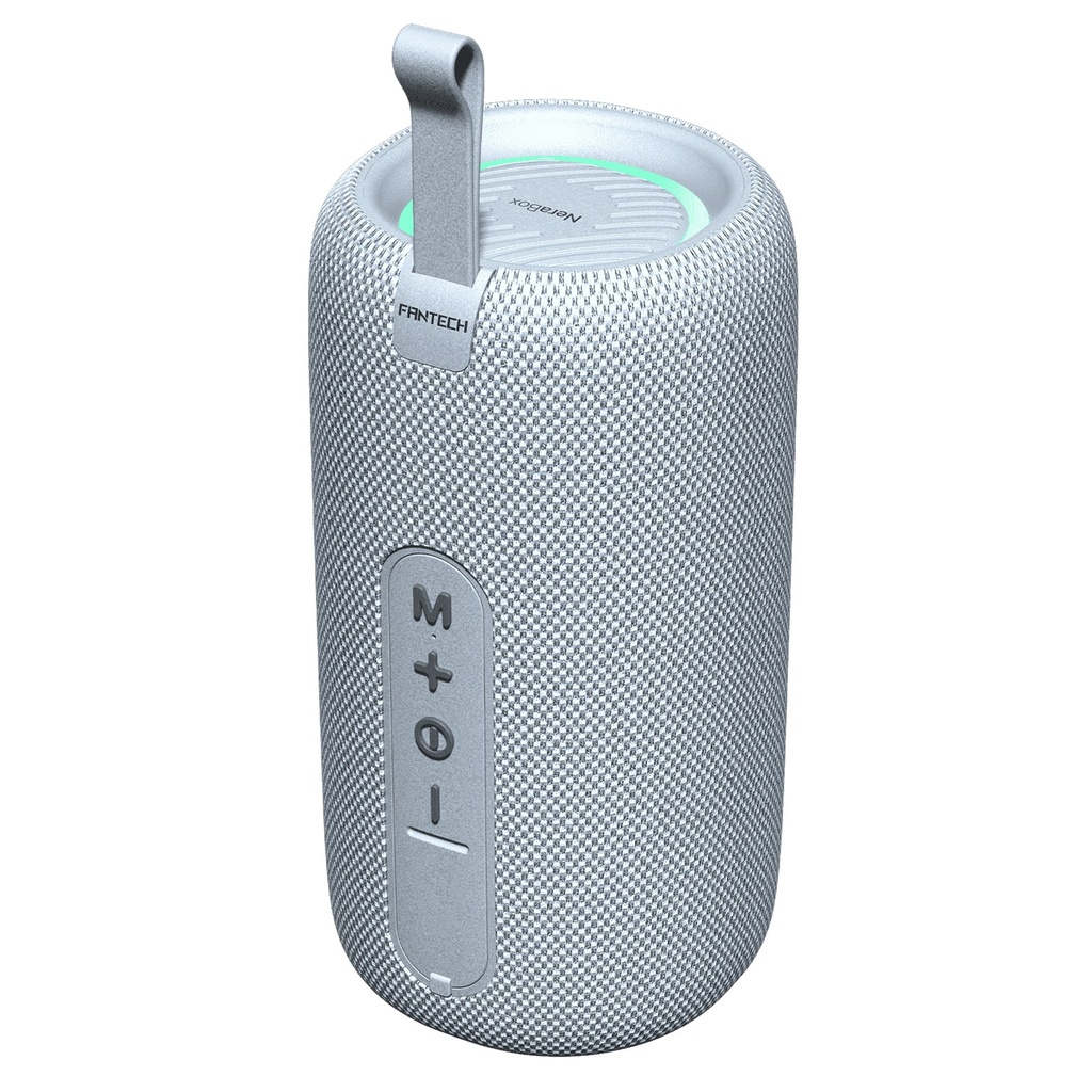 [BS158-GY] Fantech - Corneta Portátil RGB NeraBox Inalámbrica Bluetooth 10W [Gris]