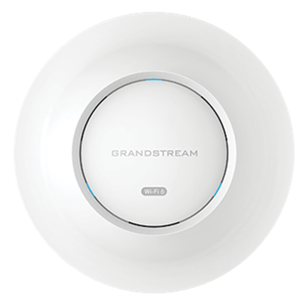 [GWN7660E] Grandstream - Punto de Acceso Wi-Fi 6 rendimiento agregado de 3Gbps 2.4GHz 2x2:2 MU-MIMO 5GHz 3x3:2 MU-MIMO hasta 256 clientes concurrentes cobertura hasta 175 metros 1 puerto 10/100/1000 Base-T PoE 802.3af/at 5 antenas internas