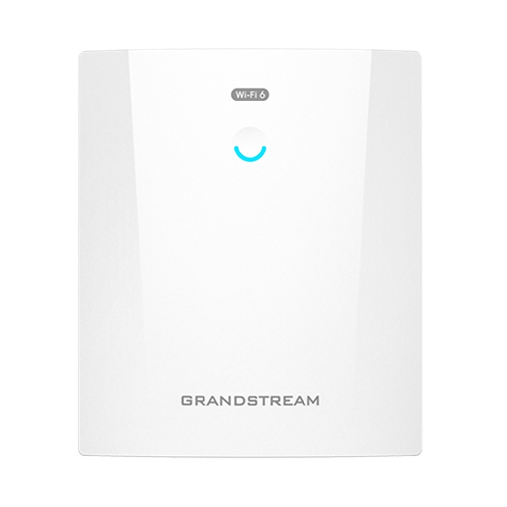 [GWN7660ELR] Grandstream - Punto de Acceso Wi-Fi 6 Exterior 802.11b/g/n/ac/ax rendimiento agregado de 3Gbps doble banda 2x2:2 MIMO hasta 256 clientes concurrentes cobertura hasta 300 metros 1 puerto RJ45 de 1G y 1 puerto SFP de 2.5G PoE 802.3af/at