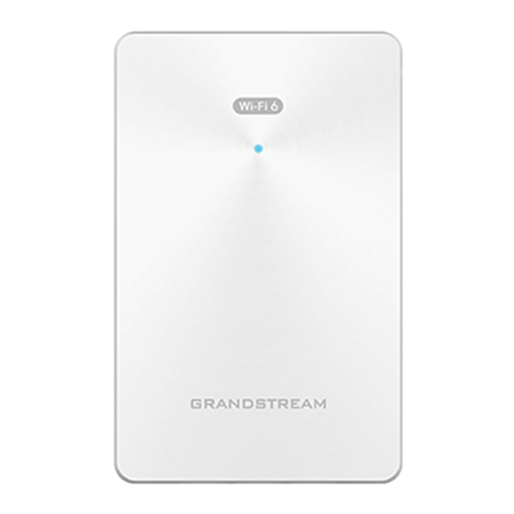 [GWN7661] Grandstream - Punto de Acceso Wi-Fi 6 agregado 1.77Gbps 2.4GHz 573.5Mbps 5GHz 1201Mbps 2x2:2 MU-MIMO 500+ clientes cobertura 100m 4 puertos Gigabit uno con PoE/PoE+ y 2 PSE diseño de pared