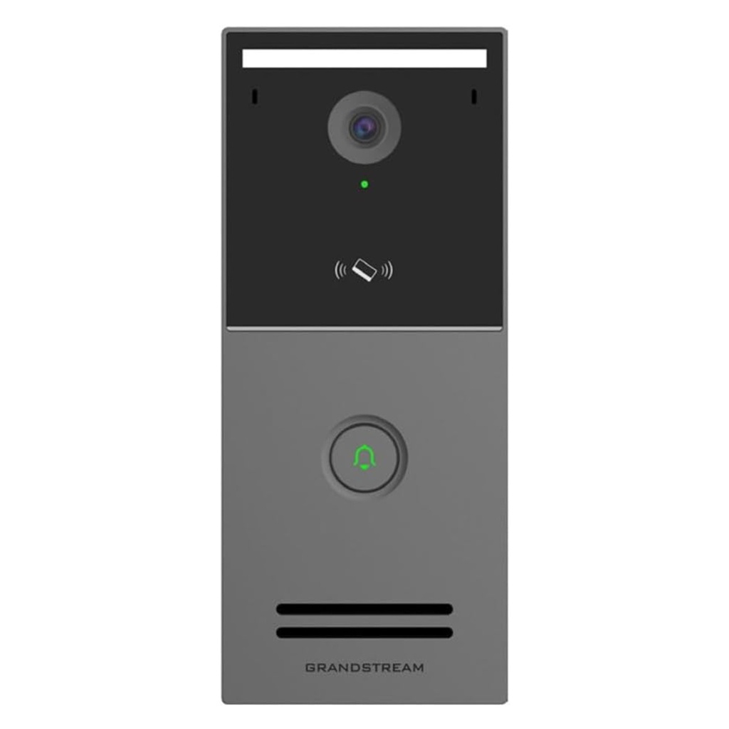 [GDS3726] Grandstream - Videoportero IP cámara Ultra HD de 4MP con HDR video hasta 1920x1080 1 botón de timbre 1 relé SSR 2 entradas y 1 salida de alarma RS485 y ranura SD RFID 13.56MHz y 125kHz hasta 5000 tarjetas IP66 e IK10 PoE 802.3af clase 3