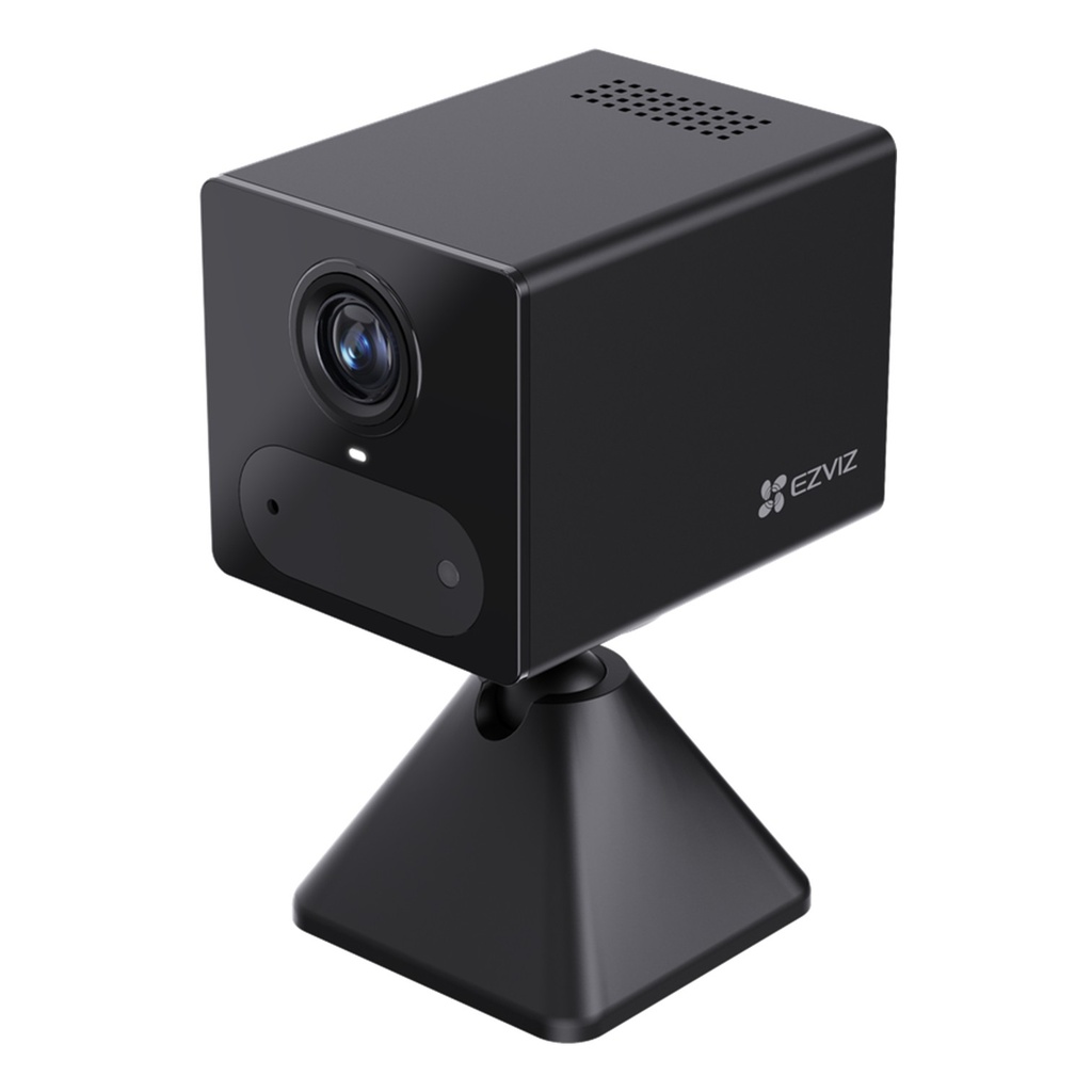 [CS-CB2-R105-1K3F4GA-BK] Ezviz - Cámara IP Inalámbrica HD 2K [3MP] 4G Lente 4mm con Batería 2000mAh Grabación AOV Detección de Personas Audio Bidireccional IR 8m [Negra] Interior