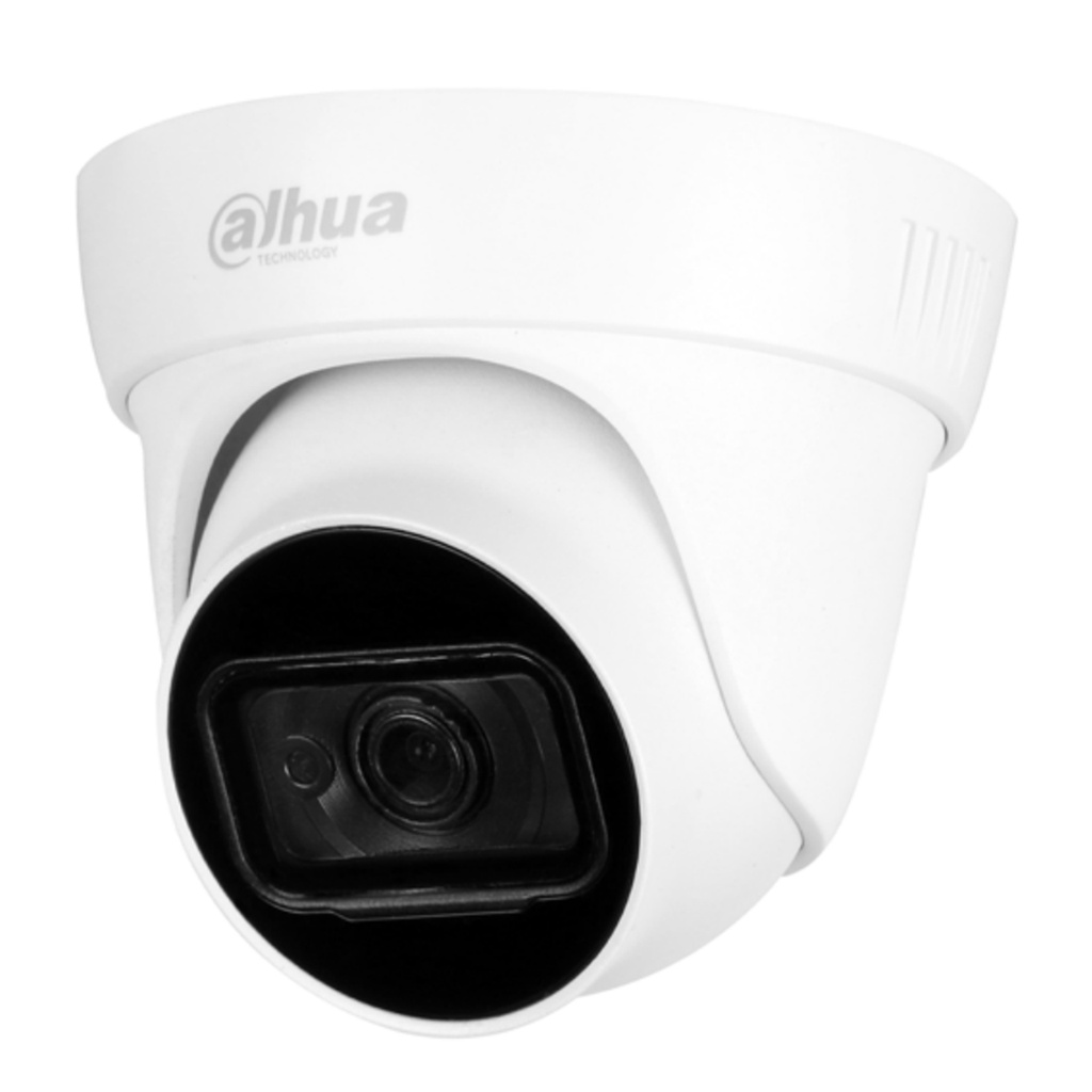[DH-HAC-HDW1800TLN-0280B] Dahua - Cámara Domo Turret HDCVI 4K [8MP] Lente 2.8mm Smart IR 30m [Serie Lite]