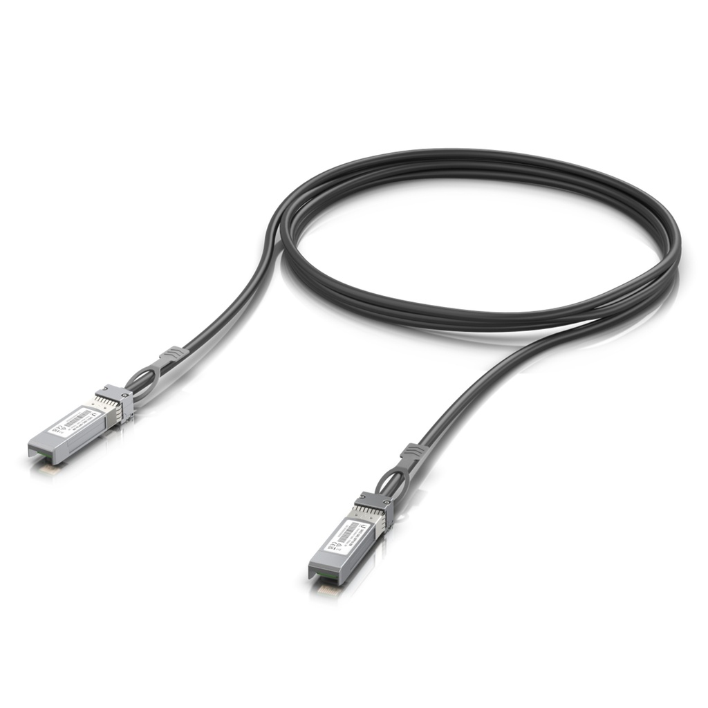 [UACC-DAC-SFP10-0.5M] Ubiquiti - Cable DAC de Cobre SFP+ a SFP+ de 0,5 m, Enlace Directo de Hasta 10 Gbps, Compatible con Interfaces SFP+/SFP y Velocidades de 10G/1G