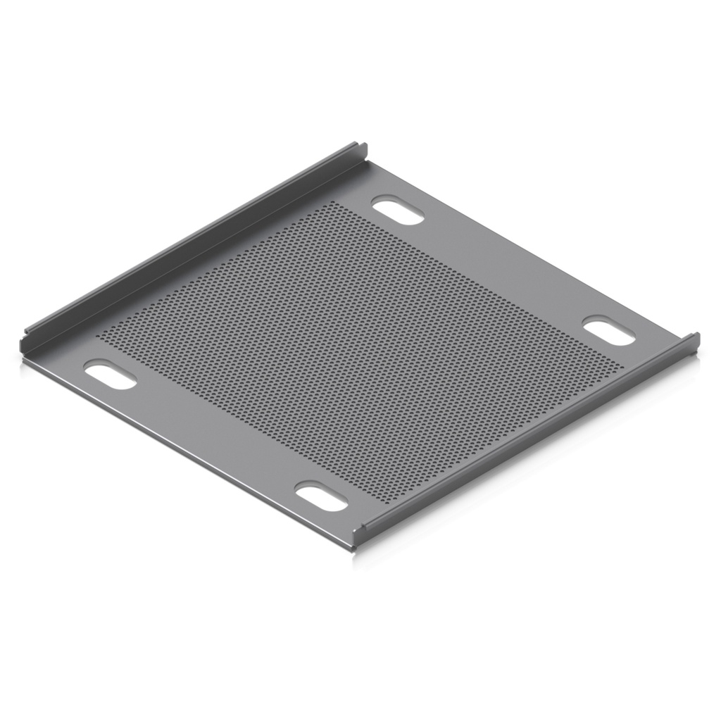 [UACC-Rack-Shelf-TL] Ubiquiti - UniFi Toolless Mini Rack Shelf, Bandeja de Acero para Rack, Capacidad de Carga de Hasta 20 kg y Plataforma de 453,8 × 460 mm para Equipos y Accesorios