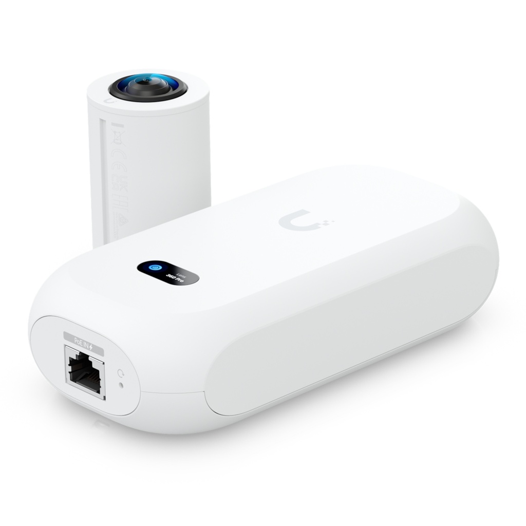 [UVC-AI-Theta] Ubiquiti - UniFi Protect AI Theta, Sistema de Videovigilancia Modular y Discreto, Óptica Gran Angular de 8 MP y Panorámica 360°, Detección IA de Personas, Vehículos y Animales, Red Gigabit y PoE