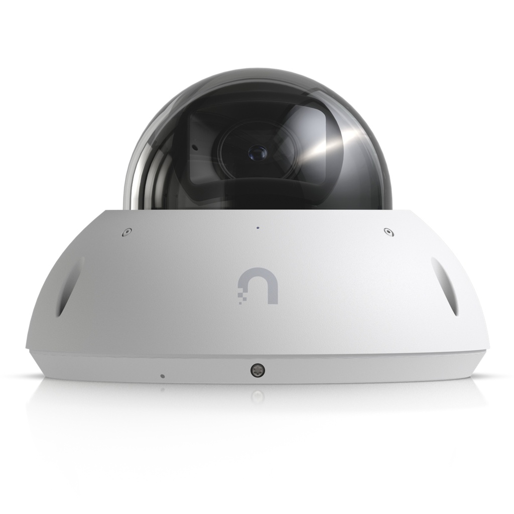 [UVC-G6-Pro-Dome-W] Ubiquiti - UniFi Protect G6 Pro Dome, Cámara Domo 4K [8MP] con Sensor de 1/1,2 pulgadas, Zoom Óptico 2,36x, IR de 40 m, Reconocimiento Facial y de Matrículas, PoE+ e IP66/IK10