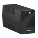 [DS-UPS1000-R/X] Hikvision - UPS de Respaldo 1000VA / 600W 120V 6 Tomas NEMA 5-15R (4 con Respaldo + 2 sin Respaldo) Batería Integrada 12V/9Ah Transferencia ≤10 ms Protección contra Sobrecarga y Descarga Indicador LED + Alarma Sonora