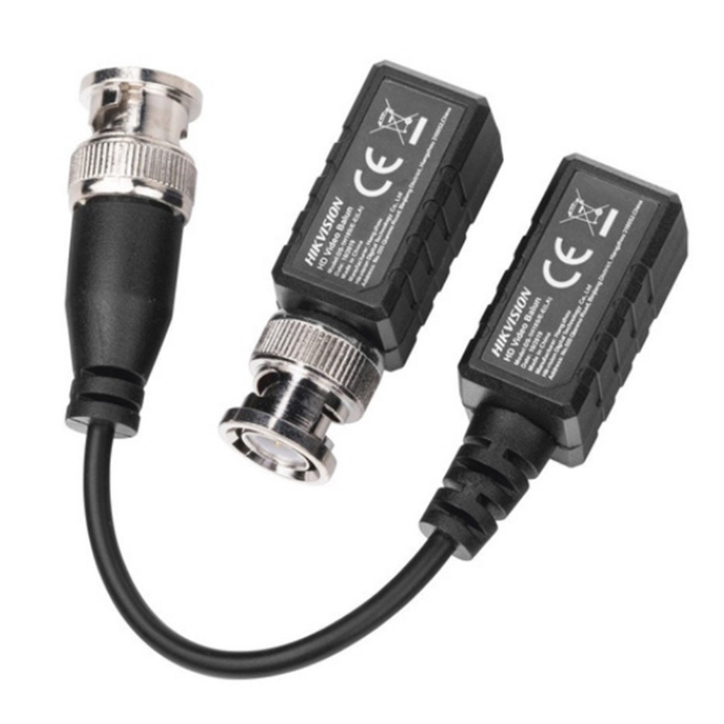 [DS-1H18S/E-E] Hikvision - Video Balun HD HDTVI/HDCVI/AHD 200 Metros
