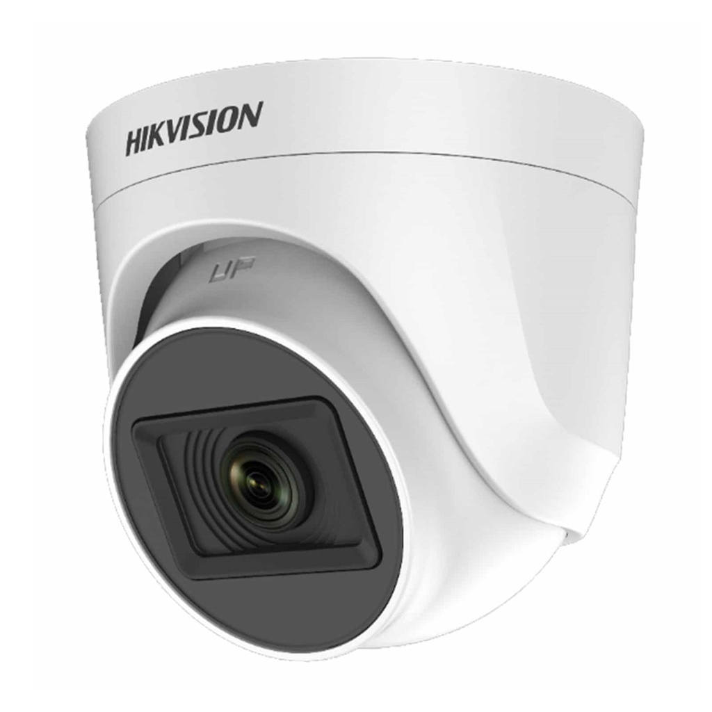 [DS-2CE76H0T-ITPFS(2.8mm)] Hikvision - Cámara HD Domo con Audio 3K [5MP] Lente 2.8mm [Plástico]