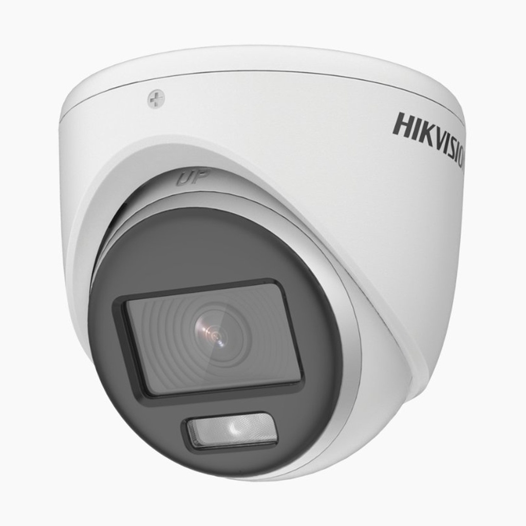 [DS-2CE70DF0T-PF(2.8mm)] Hikvision - Cámara HD Domo ColorVU 1080P [2MP] Lente 2.8mm [Plástico]