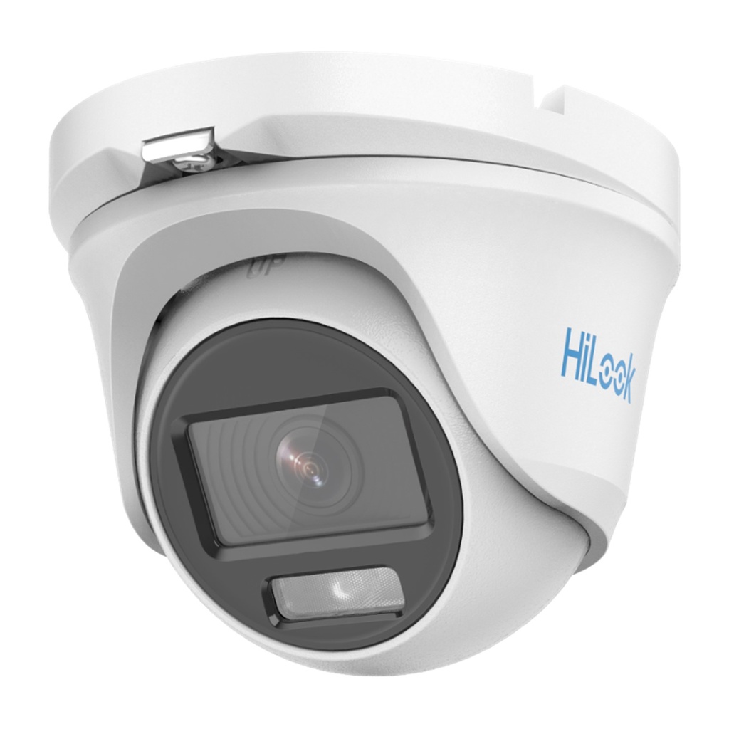 [THC-T129-M(2.8mm)] HiLook - Cámara HD Domo ColorVU 1080P [2MP] Lente 2.8mm [Metalico]