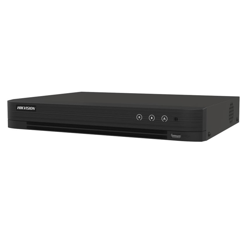 [iDS-7204HQHI-M1/S] Hikvision - DVR 2K [4MP] Pentahibrido AcuSense 4 Canales TurboHD + 1 Canales IP