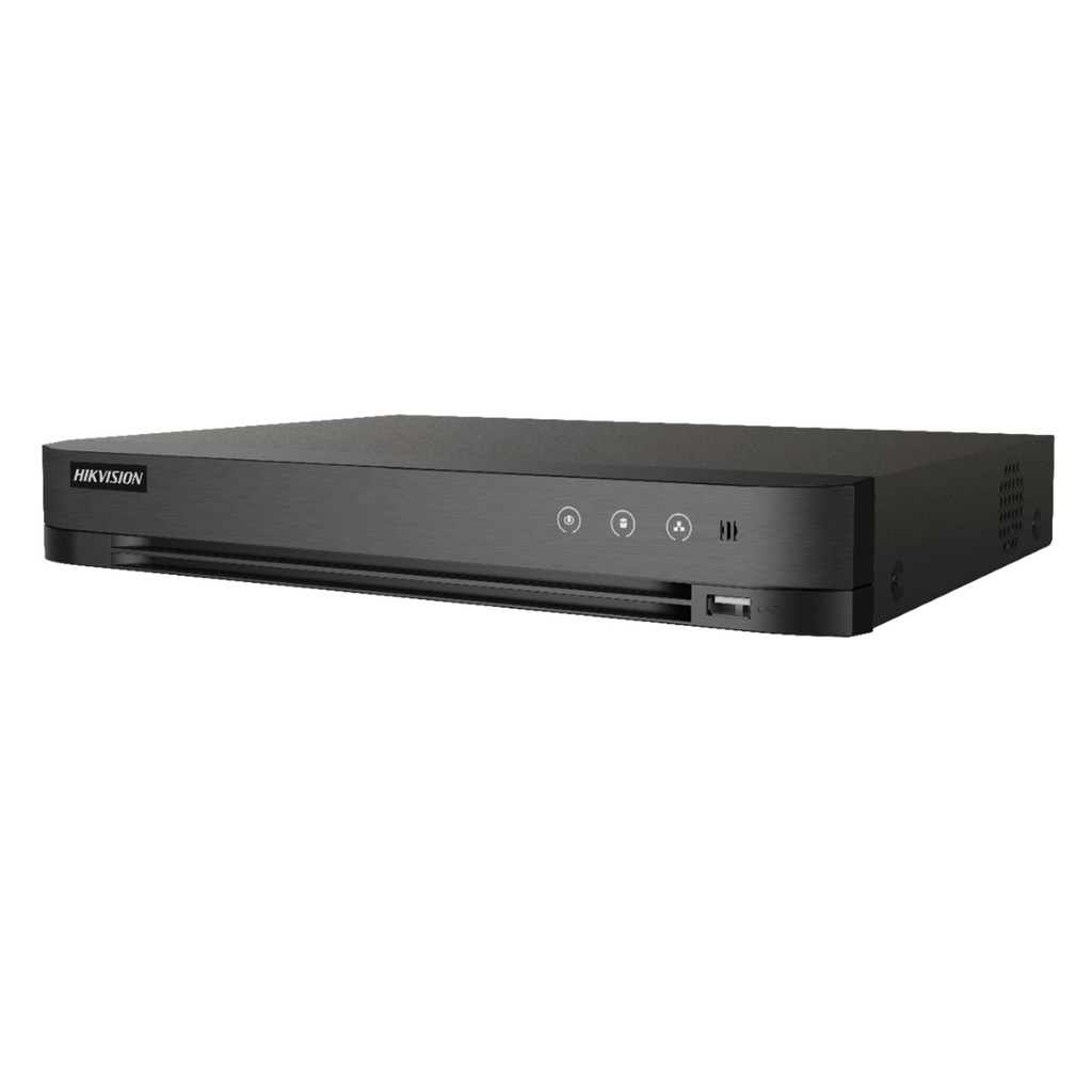 [DS-7204HQHI-K1] Hikvision - DVR 2K [4MP] Pentahibrido 4 Canales TurboHD + 2 Canales IP