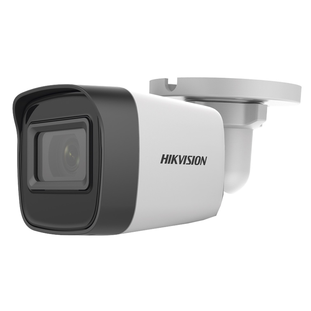 [DS-2CE16D0T-ITFS(2.8mm)] Hikvision - Cámara HD Bullet con Audio 1080P [2MP] Lente 2.8mm [Metalico]
