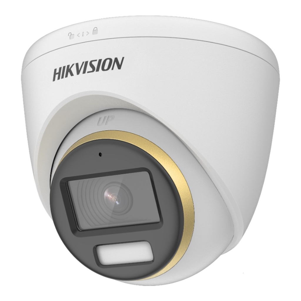 [DS-2CE72DF3T-FS(2.8mm)] Hikvision - Cámara HD Domo ColorVU 1080P [2MP] Lente 2.8mm [Metal/Plástico]