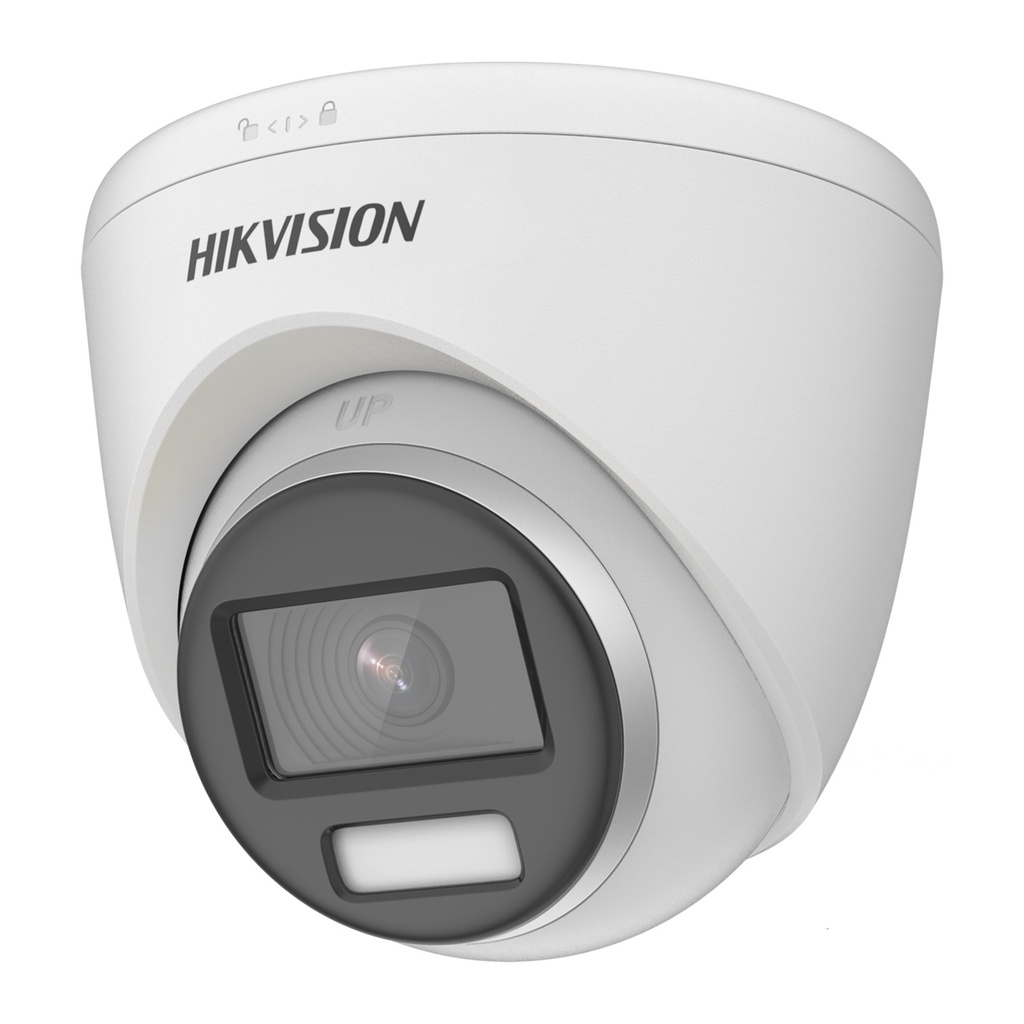 [DS-2CE72KF0T-FS(2.8mm)] Hikvision - Cámara HD Domo ColorVU 3K [5MP] Lente 2.8mm [Metal/Plástico]