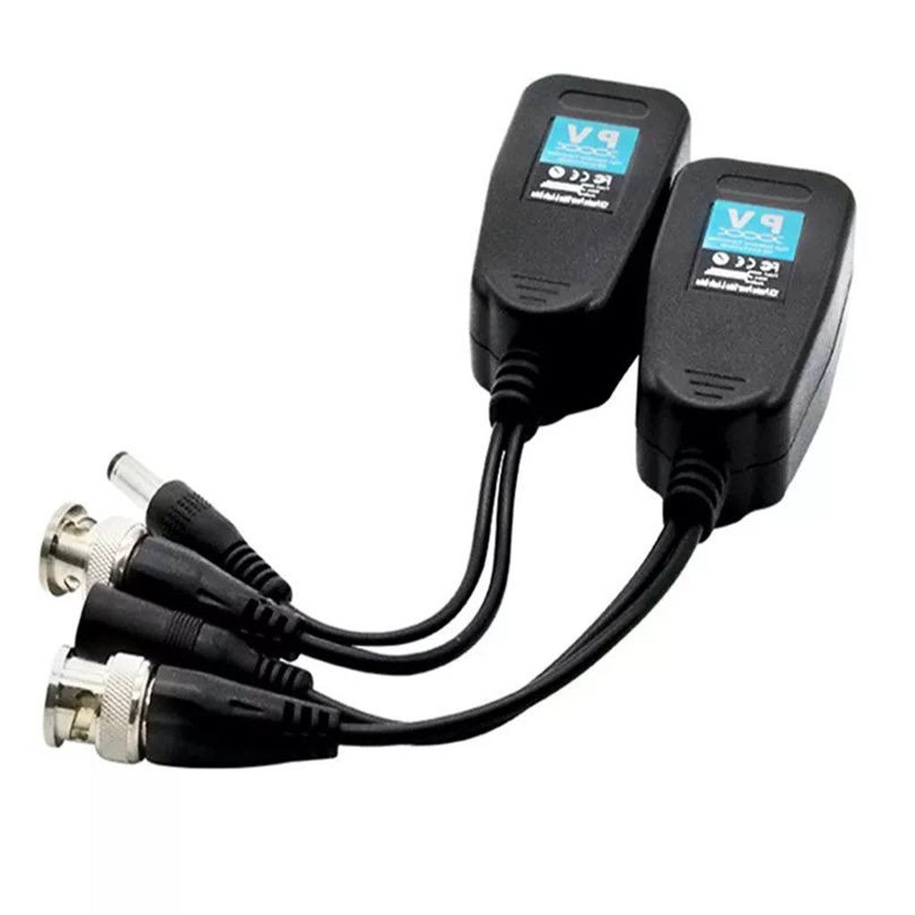 Video Balun Pasivo HD 4K [8MP] RJ-45 Video/12V Generico