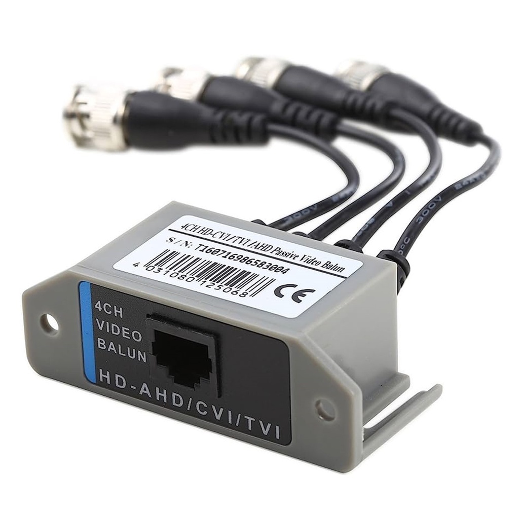 [STC-VB04CH] STC- Video Balun Pasivo HD 4 Canales