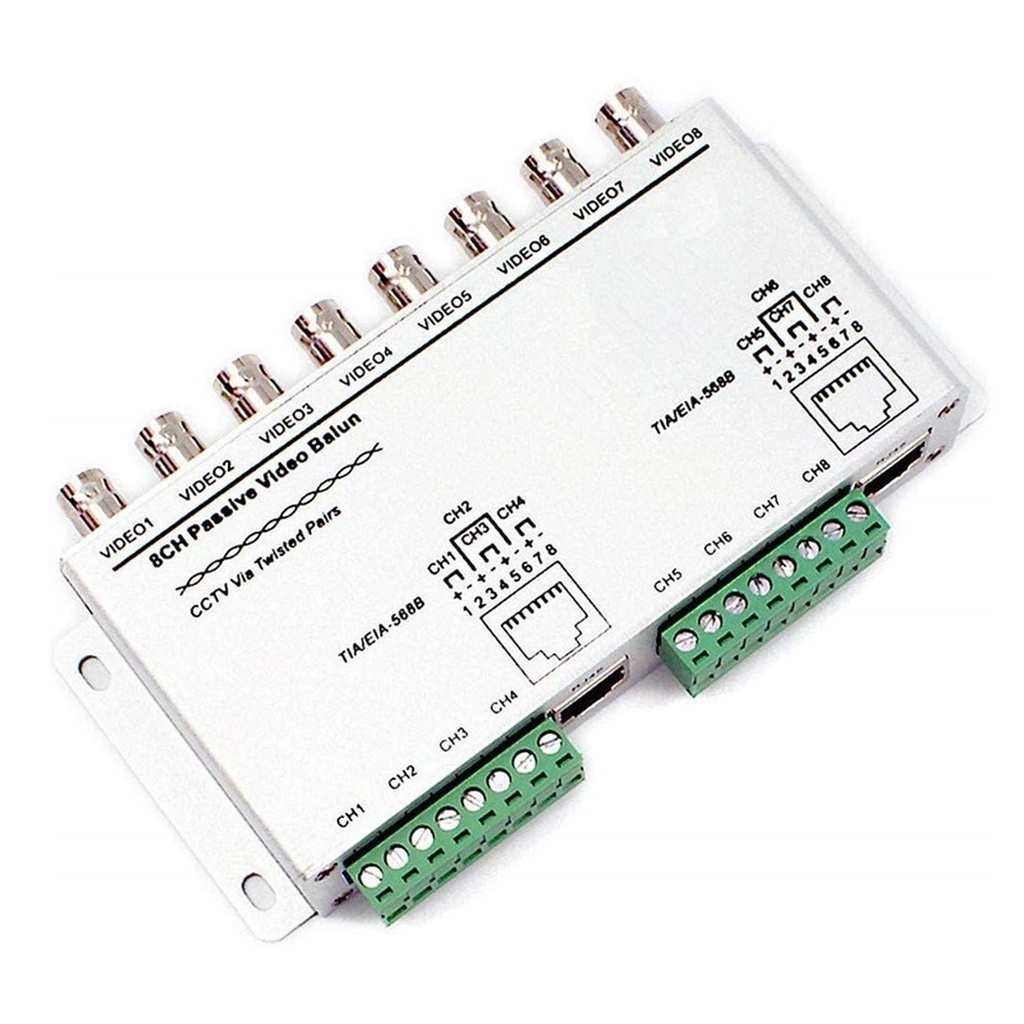 [STC-VB08CH] STC- Video Balun Pasivo HD 8 Canales