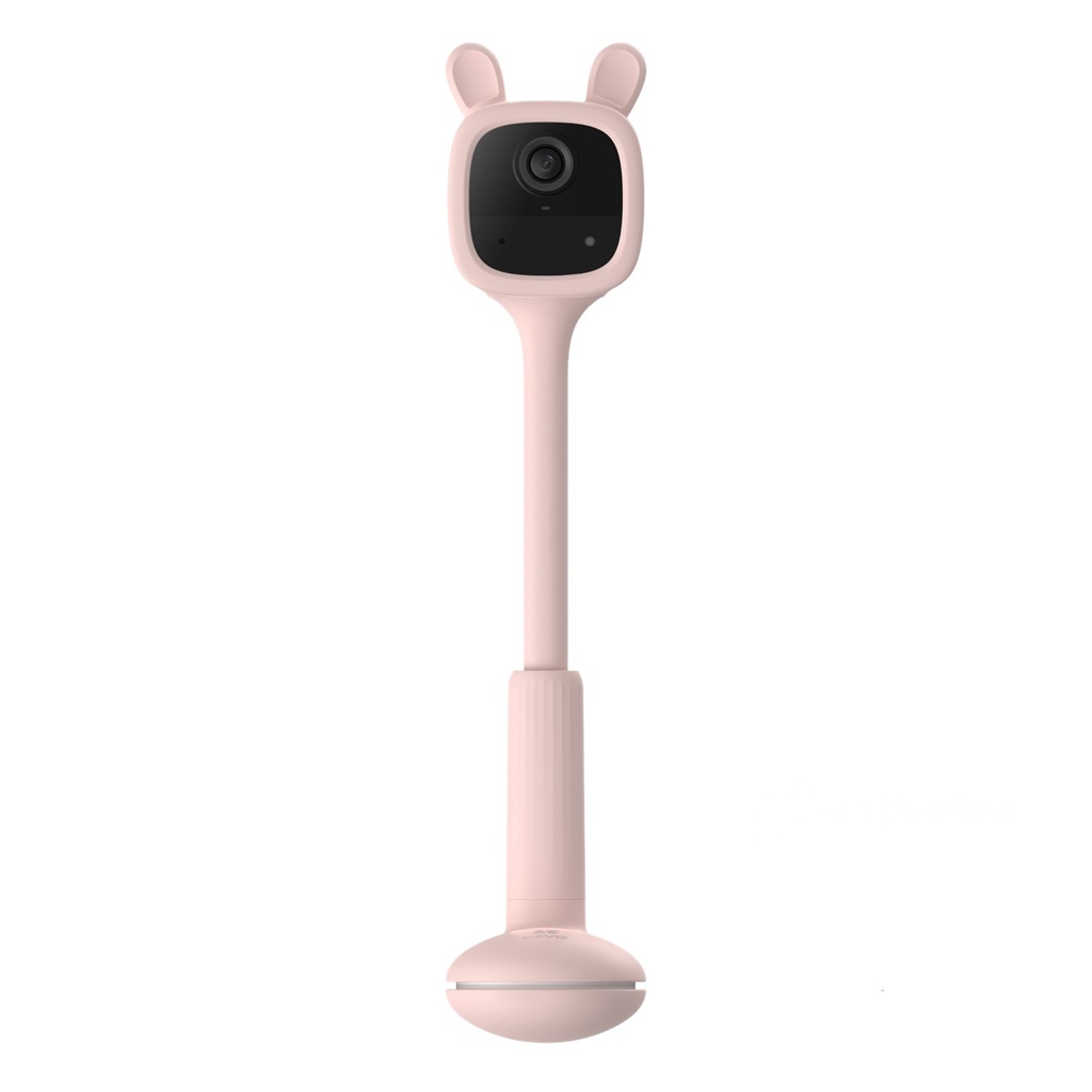 [CS-BM1-R100-2D2WF-RA] Ezviz - Cámara WiFi HD 1080P [2MP] Monitor Vigilabebés con Batería [Rosado] Interior