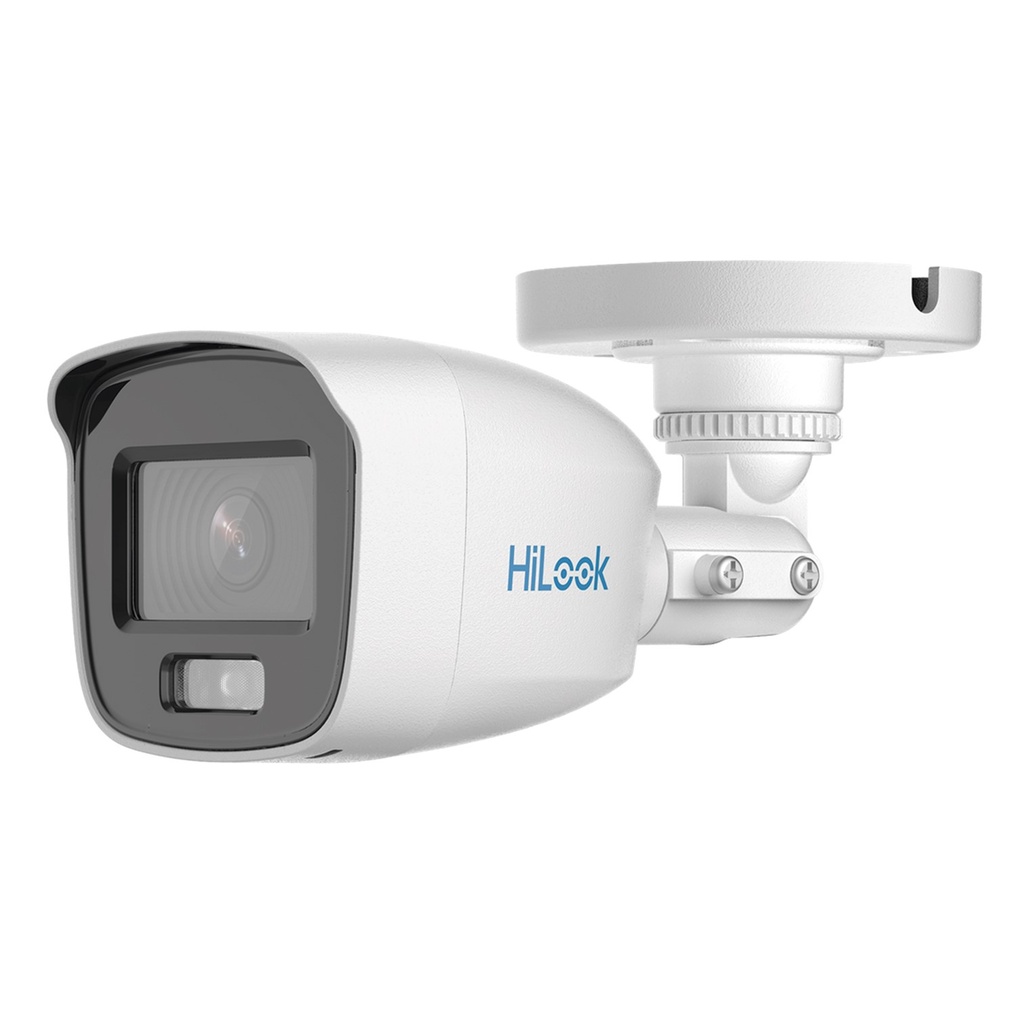 [THC-B129-PS(2.8mm)] HiLook - Cámara HD Bullet ColorVU con Audio 1080P [2MP] Lente 2.8mm [Plástico]