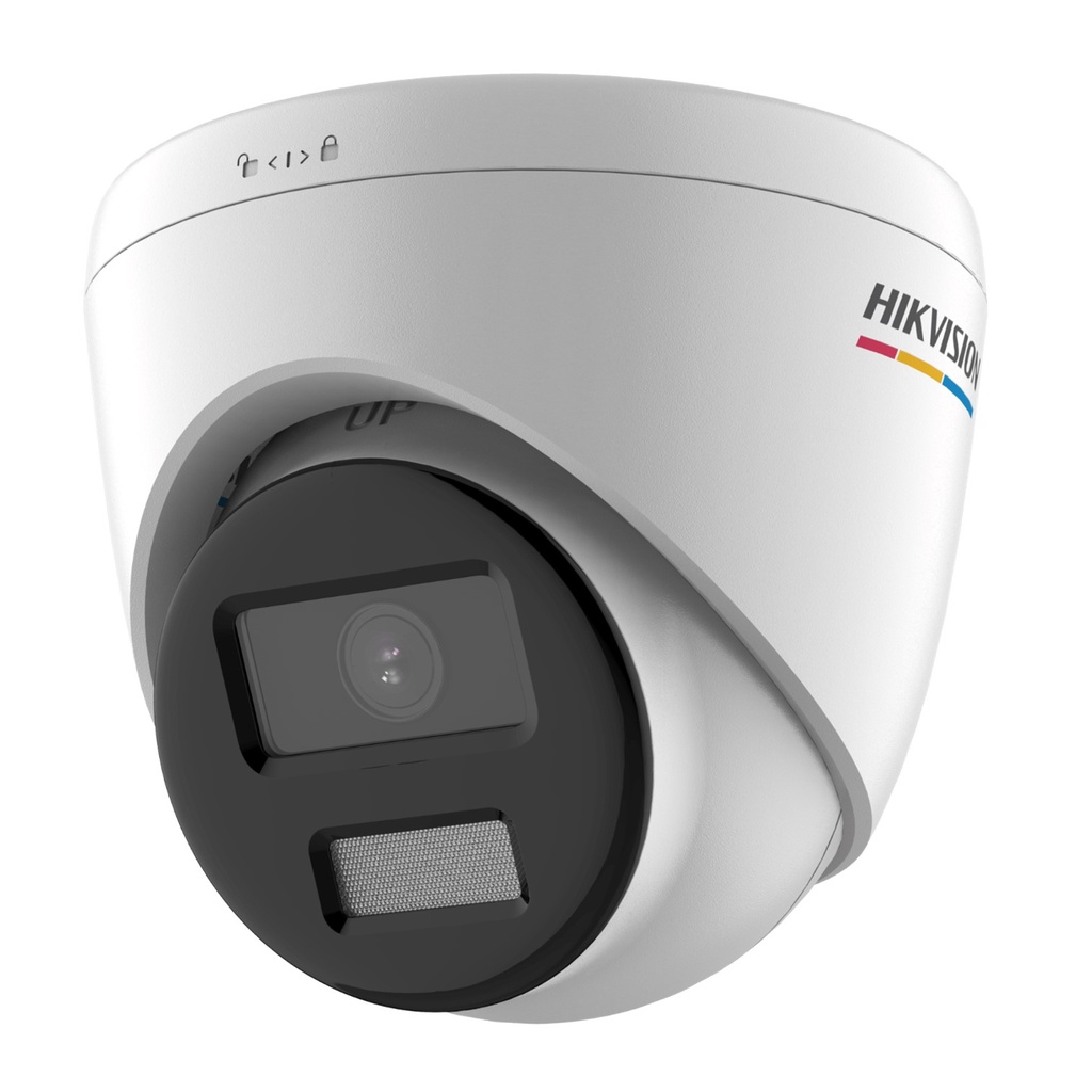 [DS-2CD1357G0-LUF(2.8mm)] Hikvision - Cámara HD Domo ColorVU IP 3K [5MP] Lente 2.8mm [Metal/Plástico]