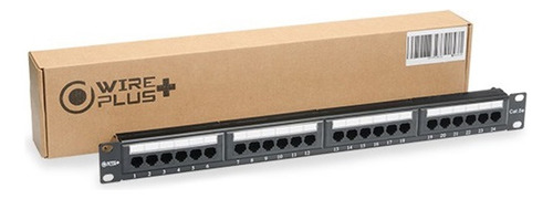 [WP-PPC5E-24] Wireplus - Patch Panel 24 Puertos CAT5e (Categoria 5e)
