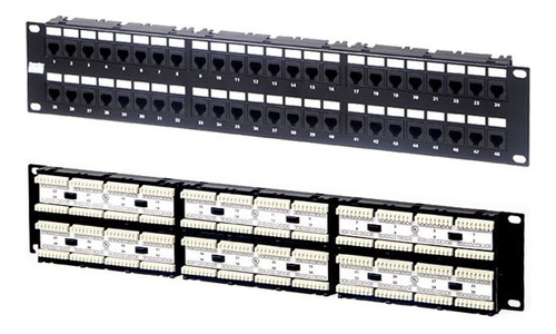 [WP-PPC5E-48] Wireplus - Patch Panel 48 Puertos CAT5e (Categoria 5e)