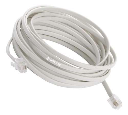 [WP-CBL-TLF-20M] Wireplus - Cable Telefonico Plano [20 Metros]