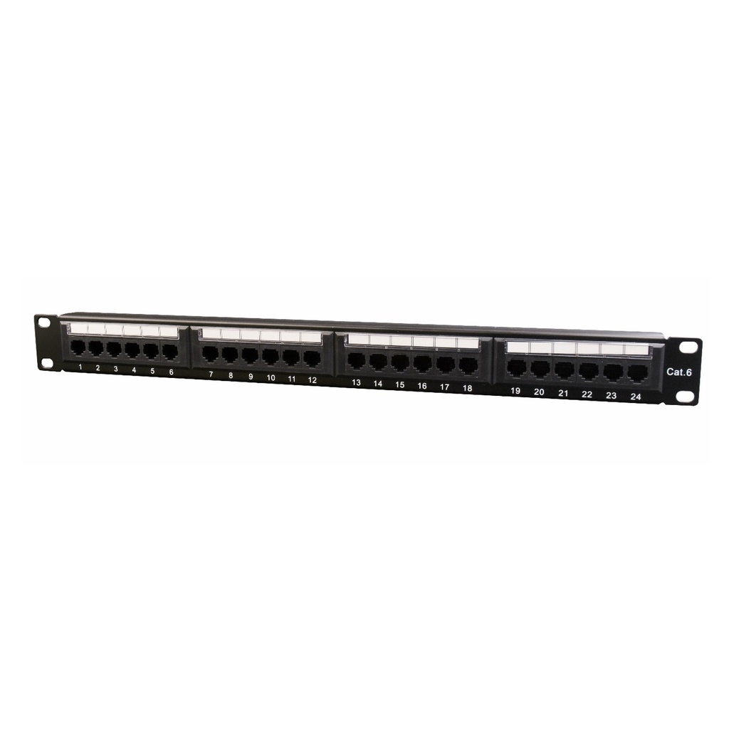 [WP-PPC6-24] Wireplus - Patch Panel 24 Puertos CAT6 (Categoria 6)