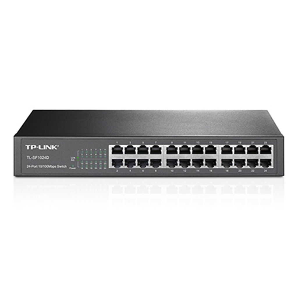 [TL-SF1024D] TP-Link - Switch de Escritorio/Rack de 24 Puertos a 10/100 Mbps