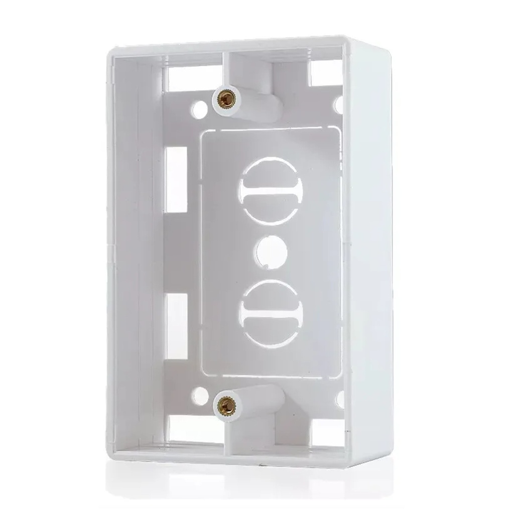 [WP-GJTN-SUP-4X2-1UND] Wireplus - Cajetin Superficial 4x2 Color Blanco [Unidad]