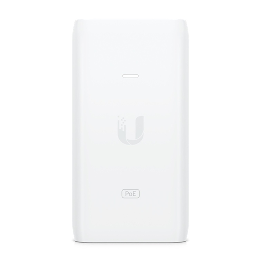 [U-POE-AF] Ubiquiti - Adaptador POE 48 VDC 0.32A Puerto Gigabit para Equipos UniFi [Blanco]