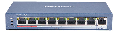 [DS-3E0109P-E/M(B)] Hikvision - Switch POE 8 Puertos a 10/100 Mbps + 1 Puerto Uplink