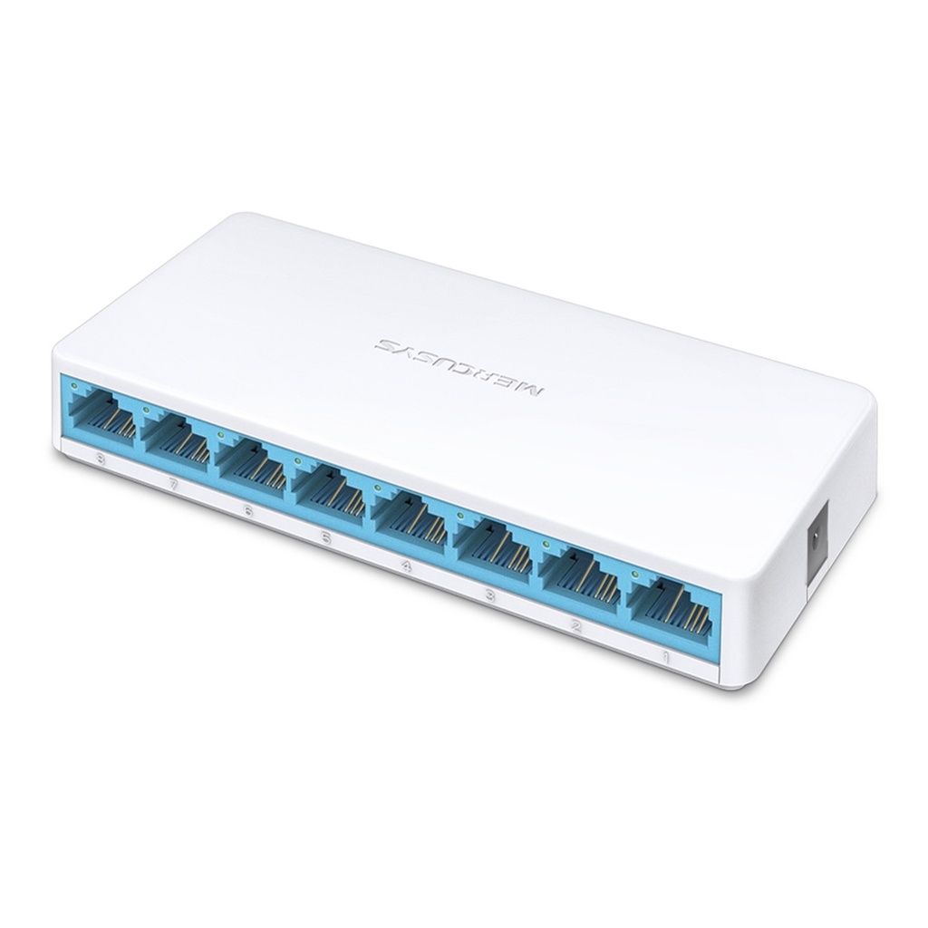 [MS108] Mercusys - Switch de Escritorio de 8 Puertos a 10/100 Mbps