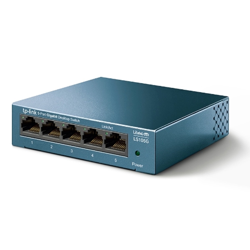 [LS105G] TP-Link - Switch de Escritorio de 5 Puertos a Gigabit