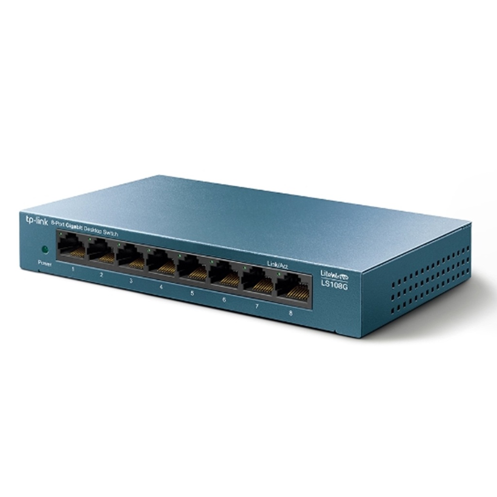 [LS108G] TP-Link - Switch de Escritorio de 8 Puertos a Gigabit