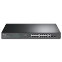 [TL-SG1218MPE] TP-Link - Switch Inteligente de 18 Puertos con POE de 16 Puertos Gigabit