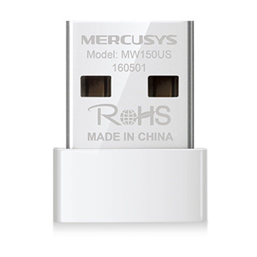 [MW150US] Mercusys - Adaptador USB Nano Inalambrico WiFi N150 de 150Mbps