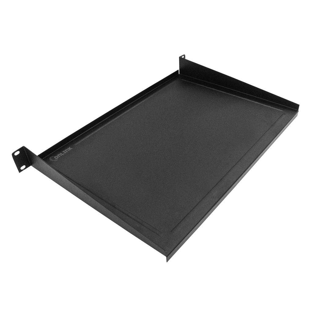 [B-19x12-1U-L] Onlink - Bandeja 19" Lisa 19x12 [1U] para Montaje en Rack [Negro]
