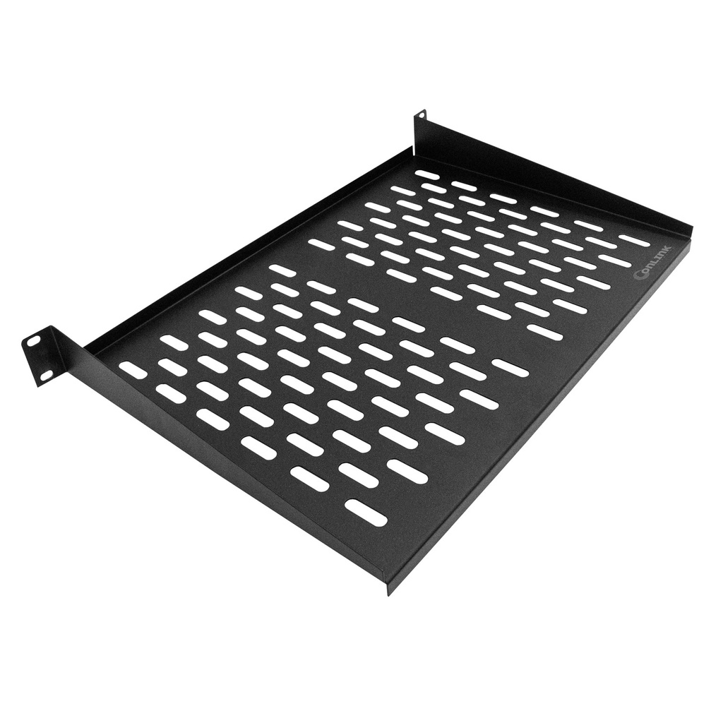 [B-19x12-1U-V] Onlink - Bandeja 19" Ventilada 19x12 [1U] para Montaje en Rack [Negro]