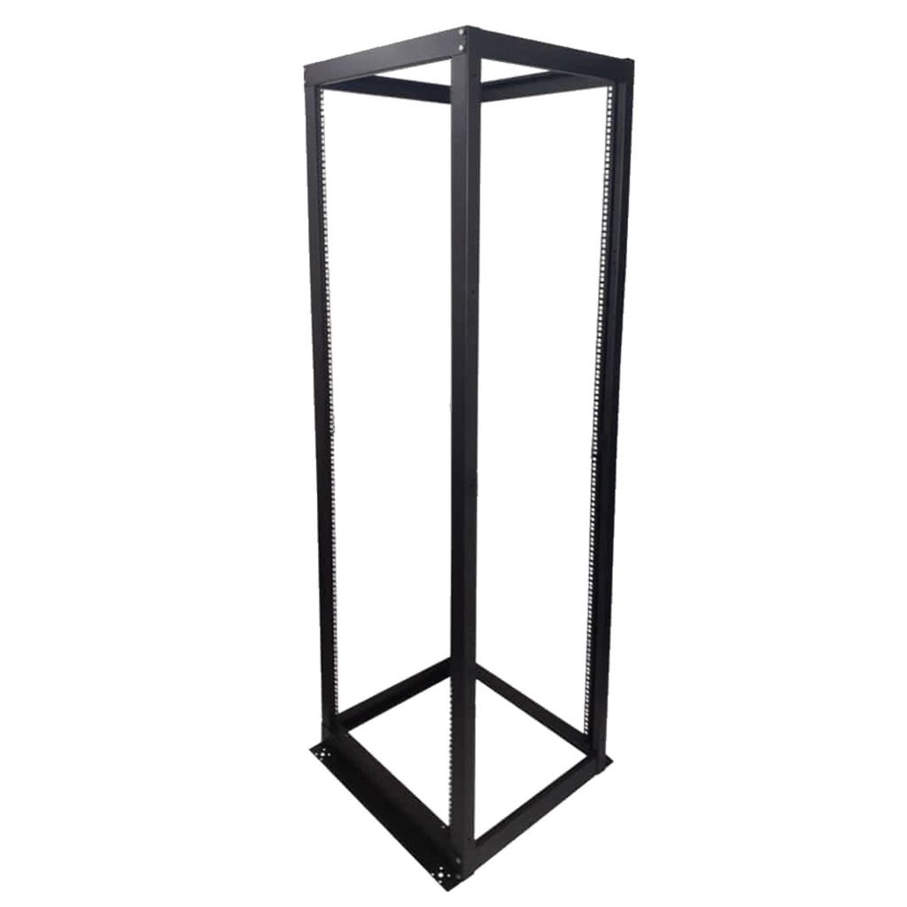 [R-42U-A4PE] Onlink - Rack de Piso [42U] Abierto Extensible 4 Postes 2.10 Metros [Negro]