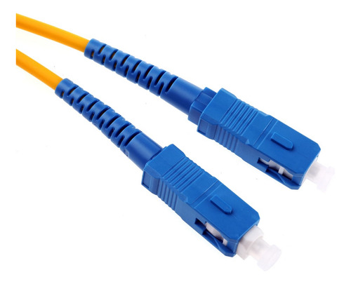 [WPF-PC-UPCUPC-5] Wireplus - Patch Cord Fibra Optica SC/UPC a SC/UPC G652D [Azul a Azul] [5 Metros]