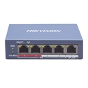 [DS-3E1105P-EI] Hikvision - Switch POE 4 Puertos a 10/100 Mbps + 1 Puerto Uplink