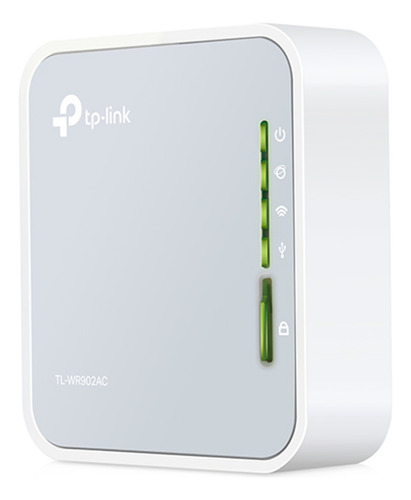 [TL-WR902AC] TP-Link - Mini Router de Viaje Inalambrico WiFi Doble Banda AC750 Sin Antena