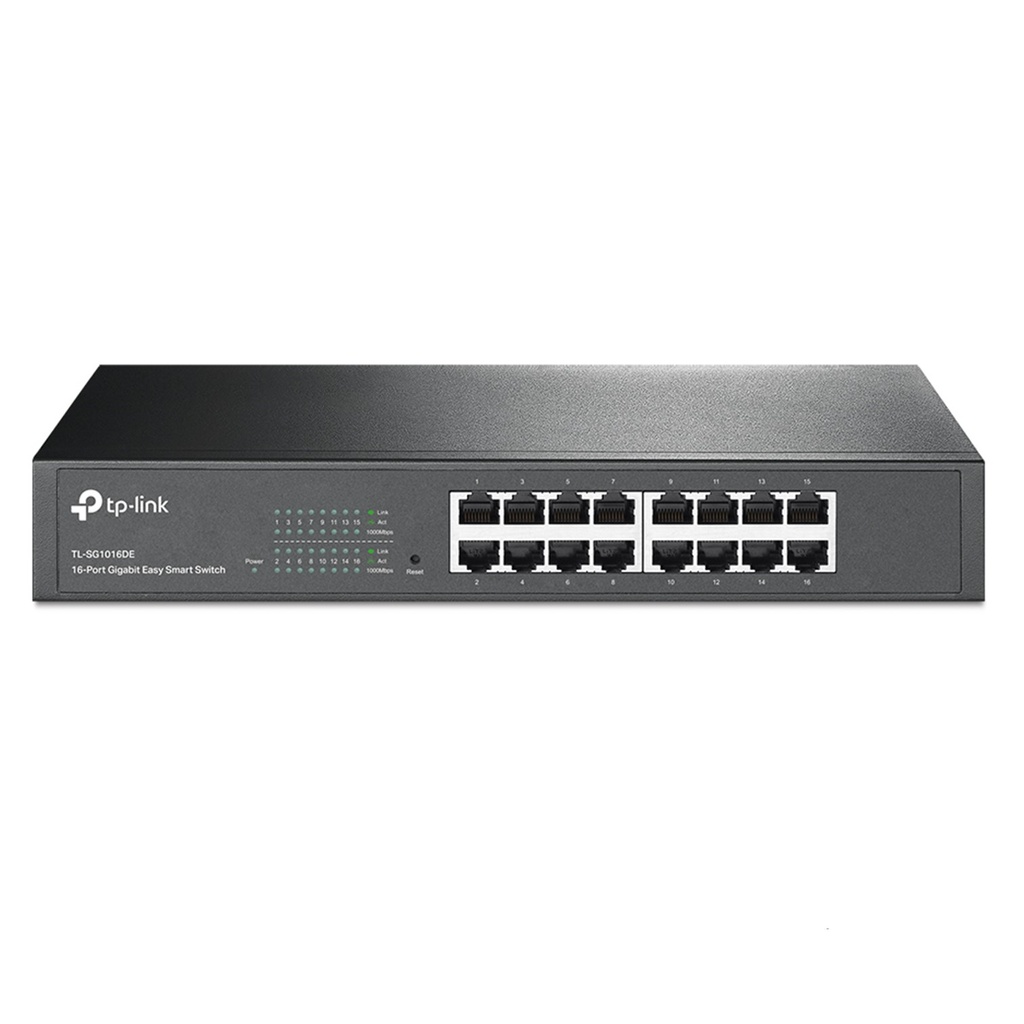 [TL-SG1016DE] TP-Link - Switch de Escritorio/Rack de 16 Puertos a Gigabit
