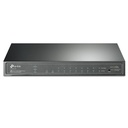 [TL-SG2210P] TP-Link - Switch de Escritorio Inteligente de 8 Puertos a Gigabit POE + 2 Puertos SFP [Omada]